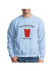 Red Solo Cup CREWNECK Toby Keith Ill Fill You Up Proceed to Party 