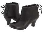 Born Crown Black Leather Ankle Boots VONDA Choice of Sizes