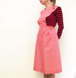 Pink Candy Striper Volunteer Romper Uniform Dress sz S  