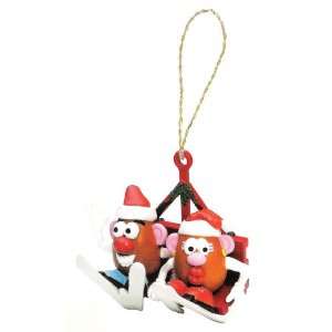  Mr. and Mrs. Potato Head Ski Holiday Christmas Ornament by 