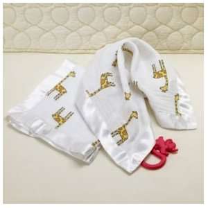   Baby Blankets: Aden + Anais Blankets, S/2 Mu Aden Giraffe Issie: Baby