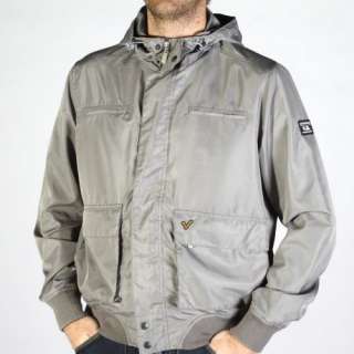 New Mens Voi Jeans Jacket River in Gull Grey Free P+P  