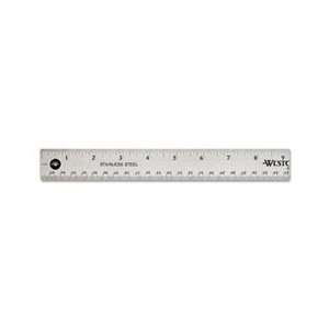  Westcott® ACM 10417 STAINLESS STEEL RULER W/CORK BACK AND 