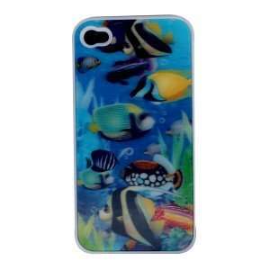  3D Tropical Fish iPhone Cover for 4G Cell Phones 