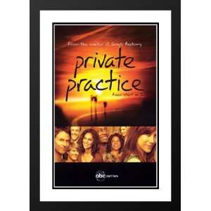 Private Practice (TV) 32x45 Framed and Double Matted TV Poster   Style 