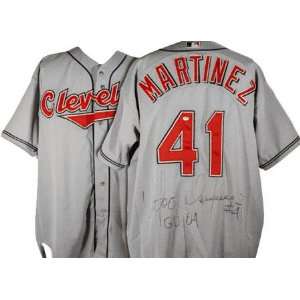  Victor Martinez Cleveland Indians Autographed Game Used 