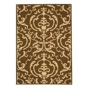  Safavieh Courtyard Collection CY2663 3409 Chocolate and 