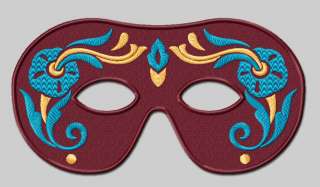 12 Elegant Purim Shpiel Masks Machine Embroidery Designs set