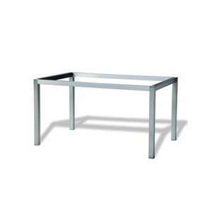  Satin Aluminum Parsons Credenza Or Hall Table: Home 