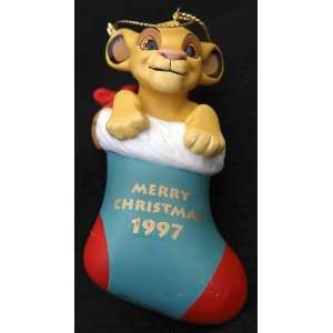    1997 Grolier Disney Simba Lion King Ornament