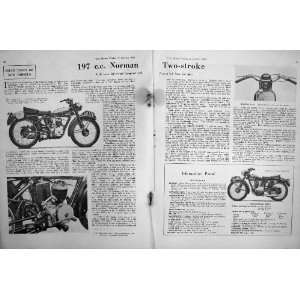  MOTOR CYCLE MAGAZINE 1953 NORTON DOMINATOR PANTHER CLUB 