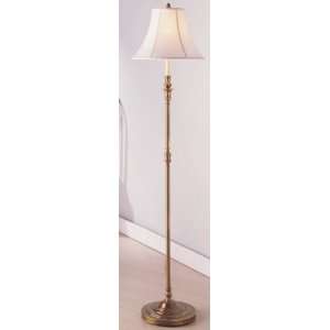  Antique Brass Candle Stick Floor Lamp