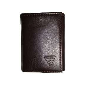  Guess by Marciano Men Tri Fold Brown Wallet Everything 