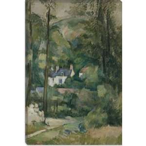 Maisons Dans La Verdure 1881 by Paul Cezanne Canvas 