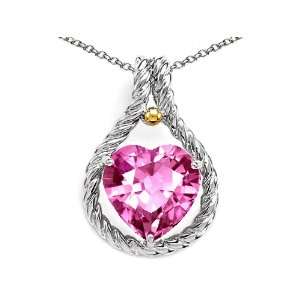   Pink Sapphire Pendant in 925 Sterling Silver Noah Philippe Jewelry