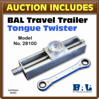 BAL RV Travel Trailer Tongue Twister Hitch Aligner  NEW  