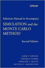 Student Solutions Manual to Accompany Simulation and the Monte Carlo 