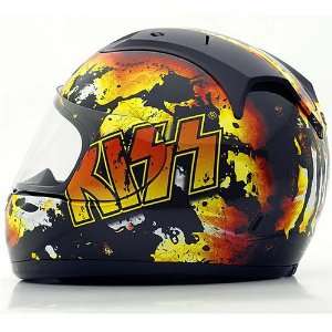  Rockhard Full Face Motorcycle Helmet   Kiss Large 