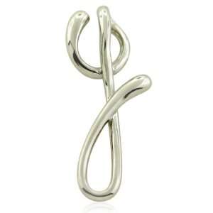   Alphabet Y Letter Pendant Designer Inspired Silver Jewelry Jewelry