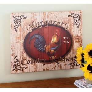  Personalized Country Kitchen Art, 14W x 11H