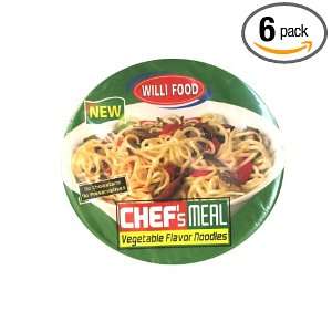 Willi Food Chefs Meal Vegetable Flavor Noodle Bowl, 2.45 Ounce 