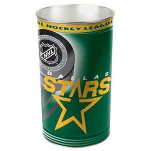  Dallas Stars NHL Tapered Wastebasket (15 Height) Sports 
