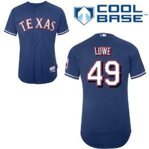  Mark Lowe Texas Rangers Authentic Alternate Cool Base 