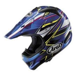  ARAI VX PRO_3 BARBED WIRE BLUE MD MOTORCYCLE Off Road 