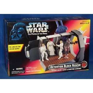   Wars Power of the Force Detention Block Rescue Playset Toys & Games