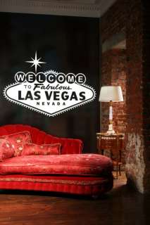 Las Vegas Wall Decal Sin City Nevada Travel Vacation Destination 
