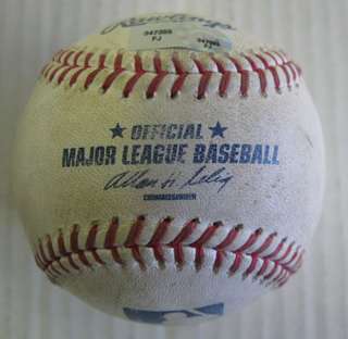   Florida Marlins at New York Mets Game Used American League Baseball