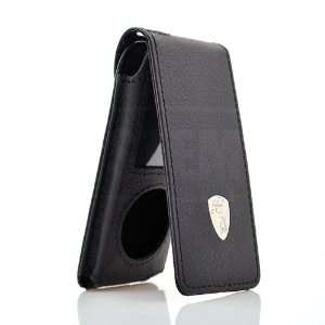  Black Leather Case for Apple iPod Nano 4 by Lamborghini 