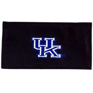   Kentucky Wildcats Black Embroidered Checkbook Cover