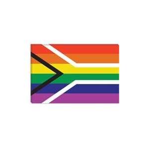  South African LGBT Pride Rainbow Flag Photographic Canvas 