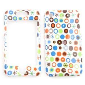 Apple iPhone 1G / 2G Colorful Cute Polka Dots on White Hard Case/Cover 