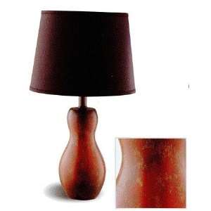   & Gold Flake Vase Style Table Lamp Desk Lamps w/Black Fabric Shades