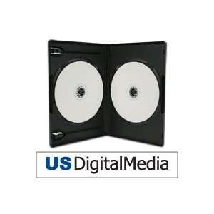  USDM DVD Case Double Disc Black W/booklet Clips & Rails 