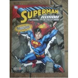  Superman Jumbo Coloring and Activity Book Toys & Games