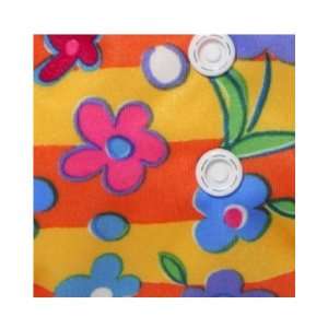  Happy Heinys Bright Flowers One Size Snap Diaper Baby