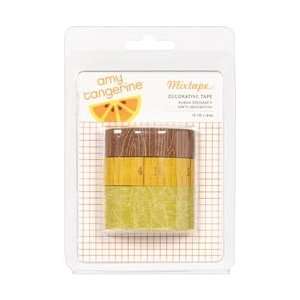  American Crafts Amy Tangerine Mixtape Printed Clear Tape 