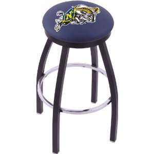United States Naval Academy Steel Stool with Flat Ring Logo Seat and 
