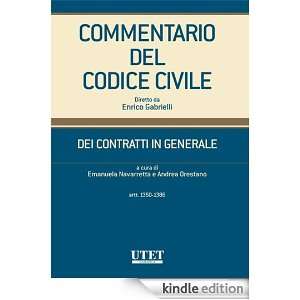 DEI CONTRATTI IN GENERALE (artt.1350 1386) volume 2 (Italian Edition 