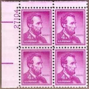  Stamps US Abraham Lincoln Sc1036 MNHVF Block of 4 