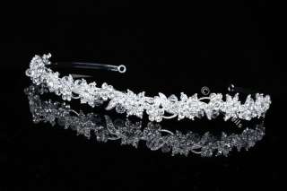 Bridal Wedding Swarovski Crystal Headband Tiara V722  