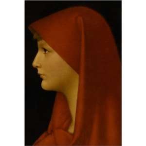  Fabiola by Jean Jacques Henner, 17 x 20 Fine Art Giclee 