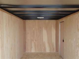 Enclosed Cargo Utility Trailer 7` x 16` Ramp Door 6.5 inside height 