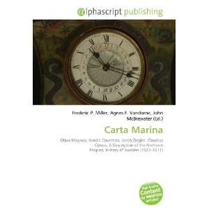  Carta Marina (9786132776044) Frederic P. Miller, Agnes F 