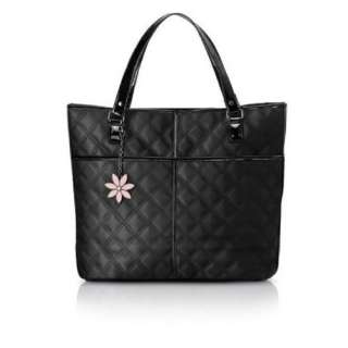  Black Quilted Nylon Tote By Mary Kay