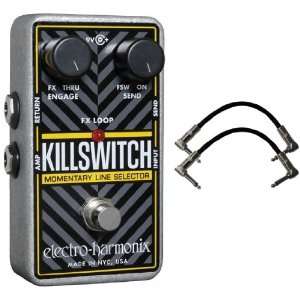 Electro Harmonix Killswitch Momentary Line Selector Pedal with 2 Free 
