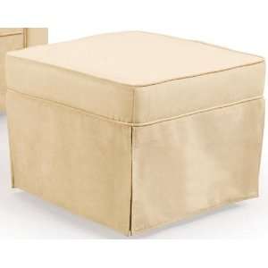  Upholstered Ottoman in Oyster